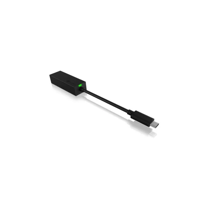 ICY BOX IB-LAN100-C3 USB-C to Gigabit LAN (ST-BU) Adapter - IB-LAN100-C3 - Color Black — image 3
