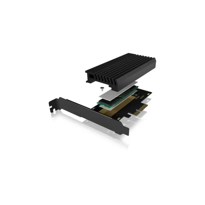 ICY BOX IB-PCI207-1NVMe PCIe x4 to M.2 NVMe 2280/2260/2242 w/ Heatsink — image 2