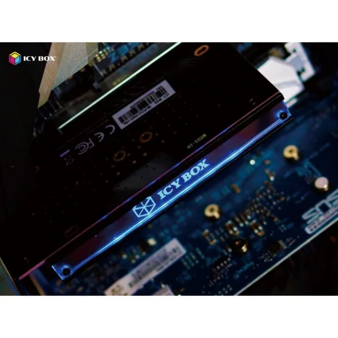 ICY BOX IB-PCI207-1NVMe PCIe x4 to M.2 NVMe 2280/2260/2242 w/ Heatsink — image 3