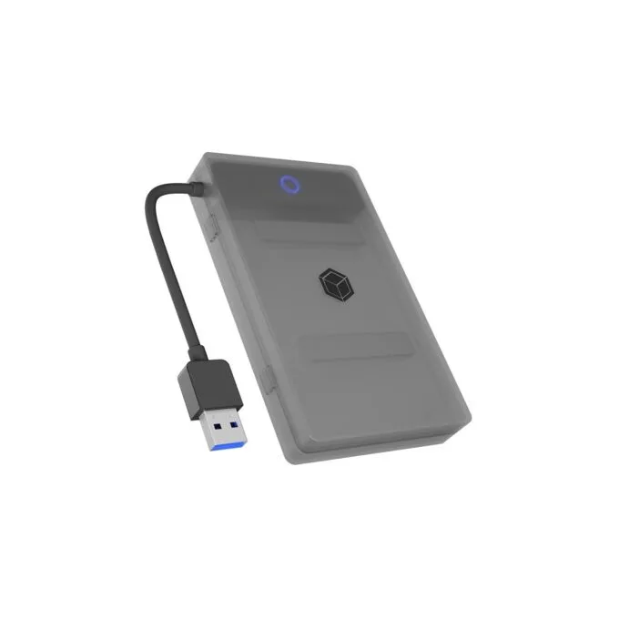 ICY BOX USB 3.2 Gen 1 2.5" SATA HDD/SSD Enclosure - IB-AC603b-U3 - Anthracite/Black — image 1