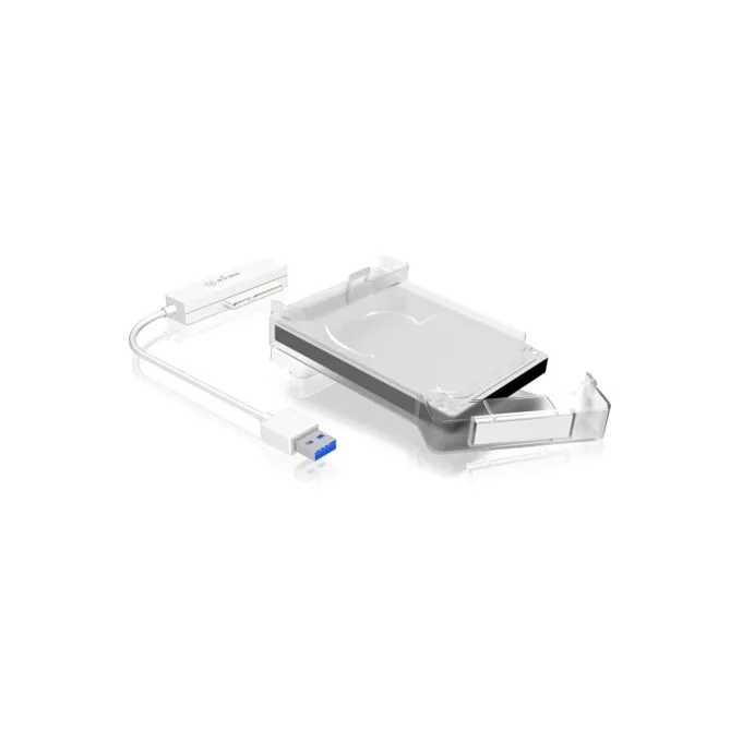 ICY BOX USB-A 3.0 Enclosure for 2.5" SATA HDD/SSD - IB-AC703-U3 - White — image 3