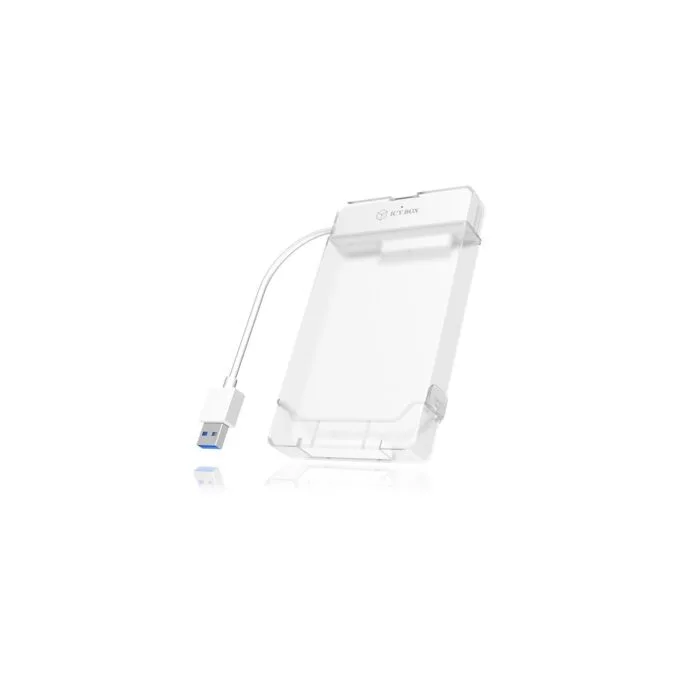 ICY BOX USB-A 3.0 Enclosure for 2.5" SATA HDD/SSD - IB-AC703-U3 - White — image 1