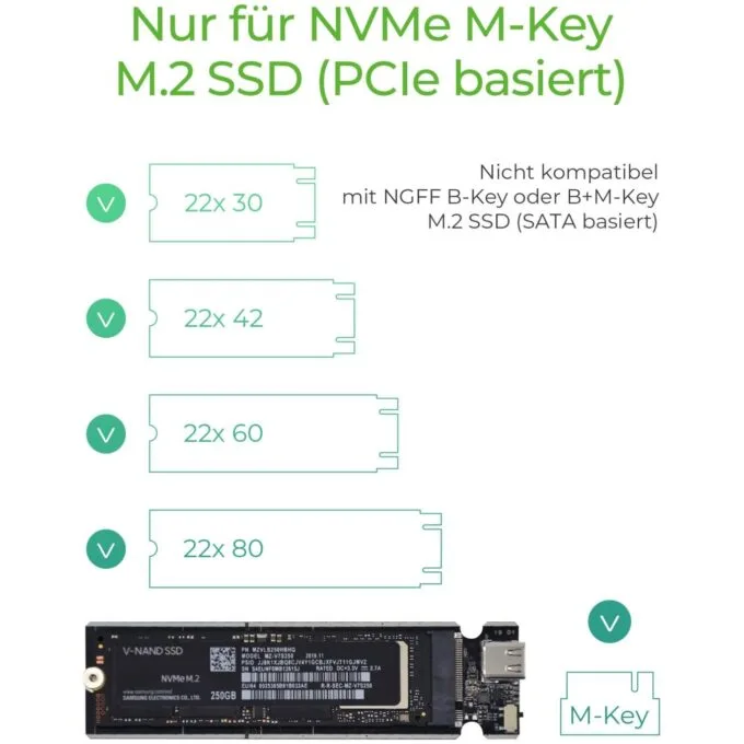 ICY BOX USB-C 3.1 NVMe Enclosure for M.2 NVMe SSD - IB-1817M-C31 - Aluminium — image 4