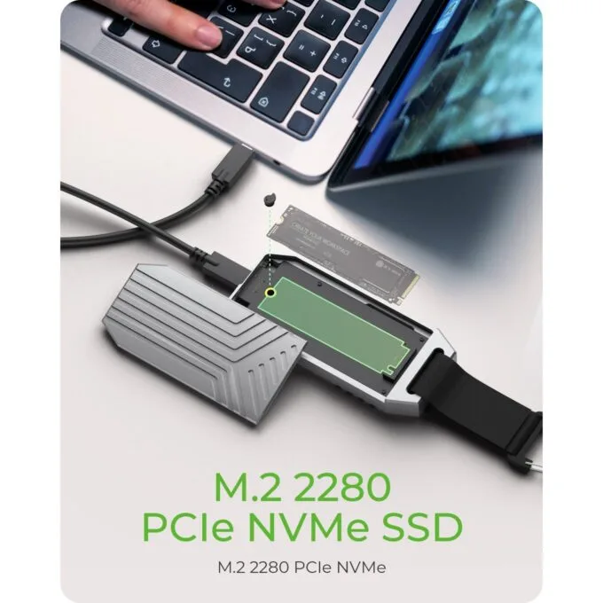 ICY BOX USB4 External NVMe M.2 Enclosure - IB-1919M-C42 - Aluminum — image 5
