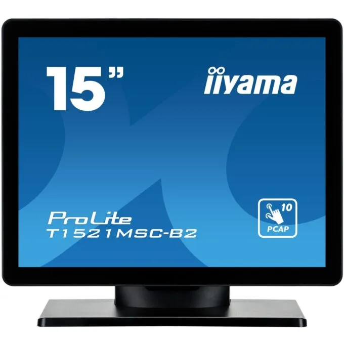 IIYAMA 15" T1521MSC-B2 - T1521MSC-B2 - 4:3 M-Touch touchscreen monitor - VGA + HDMI — image 2