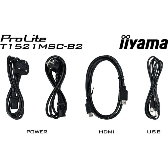 IIYAMA 15" T1521MSC-B2 - T1521MSC-B2 - 4:3 M-Touch touchscreen monitor - VGA + HDMI — image 8