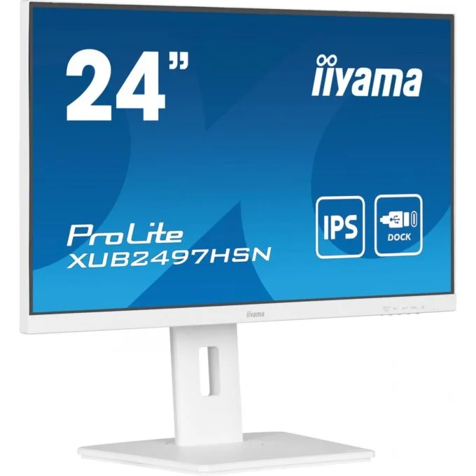 IIYAMA 60.5cm (23.8') XUB2497HSN-W2 16:9 HDMI+DP+USB-C Lift - XUB2497HSN-W2 - 23.8 inch, adjustable height monitor — image 8
