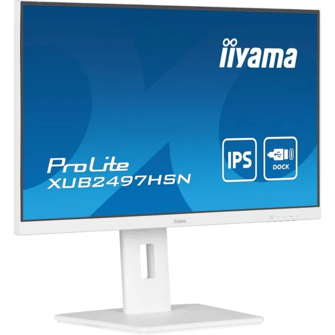 IIYAMA 60.5cm (23.8') XUB2497HSN-W2 16:9 HDMI+DP+USB-C Lift - XUB2497HSN-W2 - 23.8 inch, adjustable height monitor — image 9
