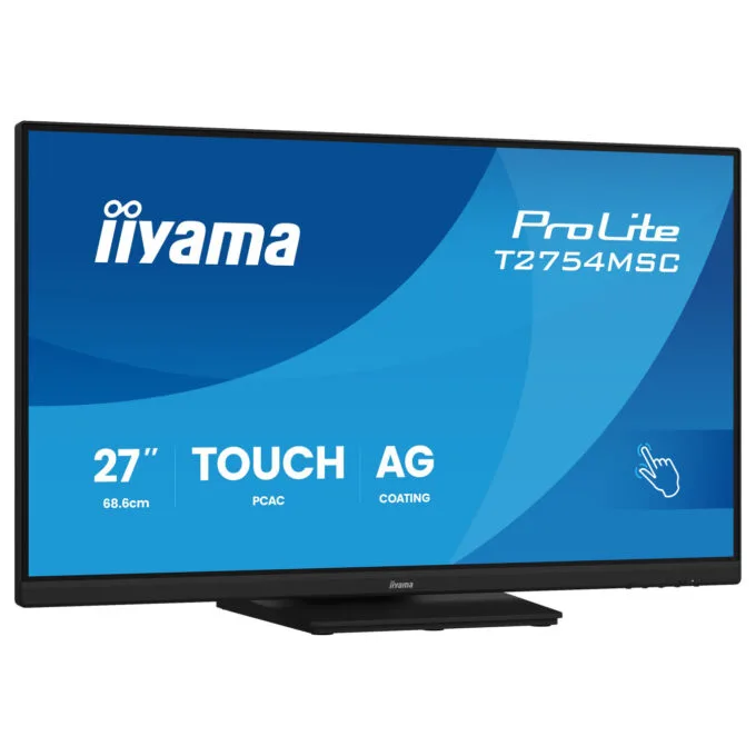 iiyama 68.6cm (27') T2754MSC-B2AG 16:9 M-Touch VGA+HDMI — image 2