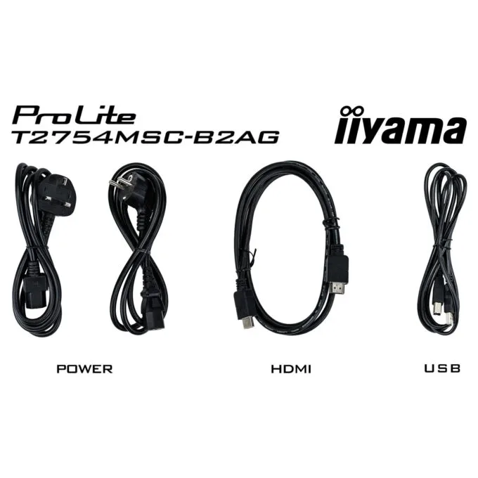 iiyama 68.6cm (27') T2754MSC-B2AG 16:9 M-Touch VGA+HDMI — image 9