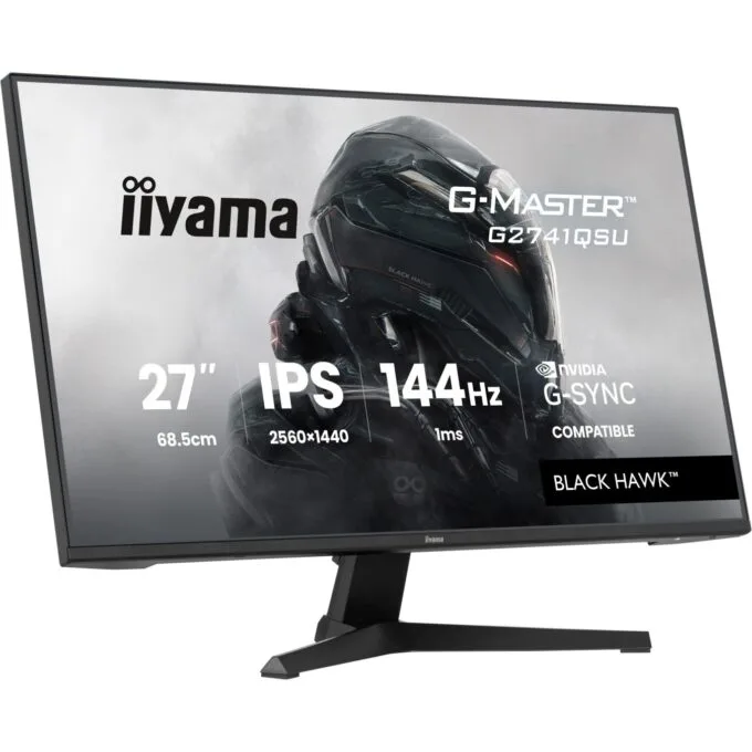 iiyama G-Master - G2741QSU-B1 - 16:9 QHD IPS 1 ms (MPRT) 144 Hz HDMI 2.0 DisplayPort 1.4 VESA 100... — image 10