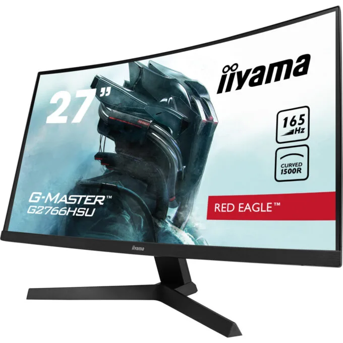 iiyama G-MASTER G2766HSU - 27" Curved VA Gaming Monitor, FHD 1920x1080, 165Hz, 1ms, FreeSync Premium, Black — image 14