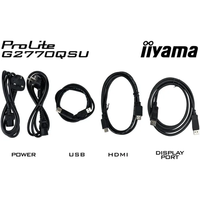 iiyama G-MASTER - G2770QSU-B6 - 27in (68.6 cm) Fast IPS WQHD 2560x1440 180Hz 0.2ms USB 3.2 Hub HDMI1.4 DP1.2 Speakers Black — image 5