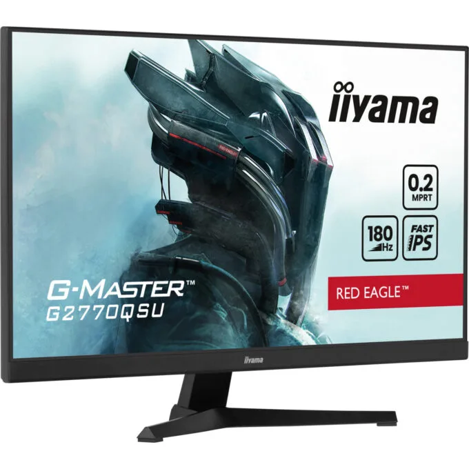iiyama G-MASTER - G2770QSU-B6 - 27in (68.6 cm) Fast IPS WQHD 2560x1440 180Hz 0.2ms USB 3.2 Hub HDMI1.4 DP1.2 Speakers Black — image 6