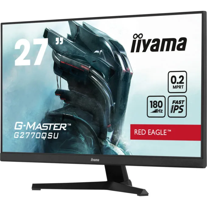iiyama G-MASTER - G2770QSU-B6 - 27in (68.6 cm) Fast IPS WQHD 2560x1440 180Hz 0.2ms USB 3.2 Hub HDMI1.4 DP1.2 Speakers Black — image 8