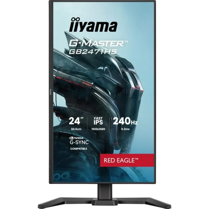 iiyama G-Master - GB2471HSU-B1 - 60.5 cm 23.8 (1920×1080) 16:9 FHD Fast IPS 0.3 ms 240 Hz HDMI DisplayPort VESA Black — image 2