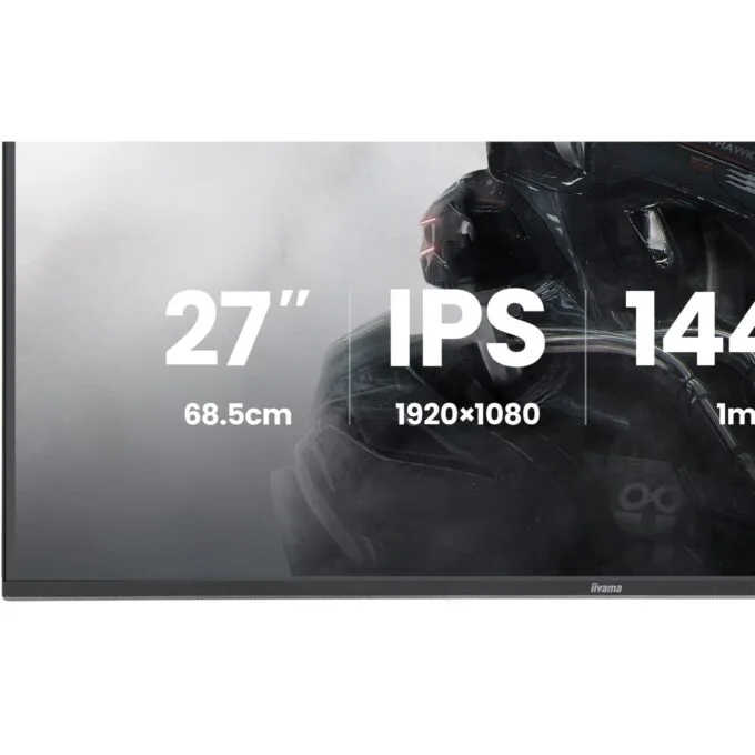 iiyama - GB2741HSU-B1 - 16:9 FHD Fast IPS 1 ms 144 Hz HDMI DisplayPort VESA 100×100 Black — image 18