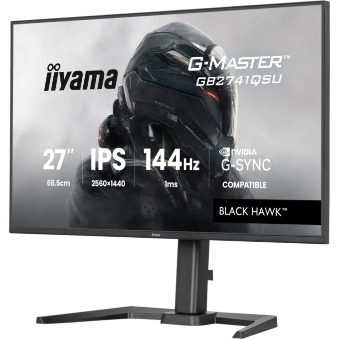 iiyama - GB2741QSU-B1 - 68.6 cm 27? (2560×1440) 16:9 QHD IPS 1 ms 144 Hz HDMI DisplayPort VESA 100×100 Black — image 10