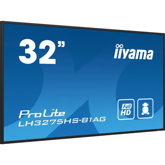 iiyama LH3275HS-B1AG - 32" FHD Android 11 Digital Signage, IPS, 500cd/m², 4GB/32GB, Wi-Fi5, 2×HDMI/DP1.2, Black — image 11