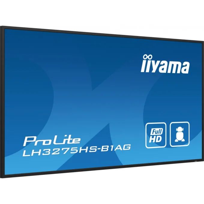 iiyama LH3275HS-B1AG - 32" FHD Android 11 Digital Signage, IPS, 500cd/m², 4GB/32GB, Wi-Fi5, 2×HDMI/DP1.2, Black — image 13