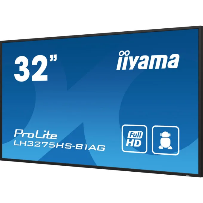 iiyama LH3275HS-B1AG - 32" FHD Android 11 Digital Signage, IPS, 500cd/m², 4GB/32GB, Wi-Fi5, 2×HDMI/DP1.2, Black — image 14