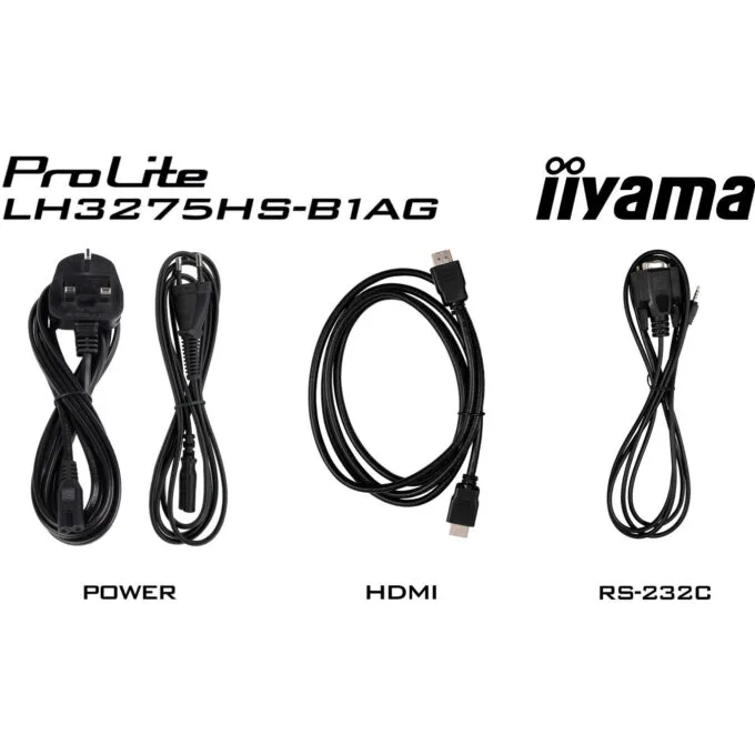 iiyama LH3275HS-B1AG - 32" FHD Android 11 Digital Signage, IPS, 500cd/m², 4GB/32GB, Wi-Fi5, 2×HDMI/DP1.2, Black — image 8