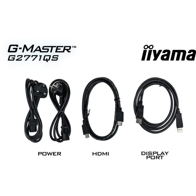 IIYAMA Monitor - G2771QS-B1 - 68.6cm (27') 16:9 2xHDMI+DP IPS Black — image 3