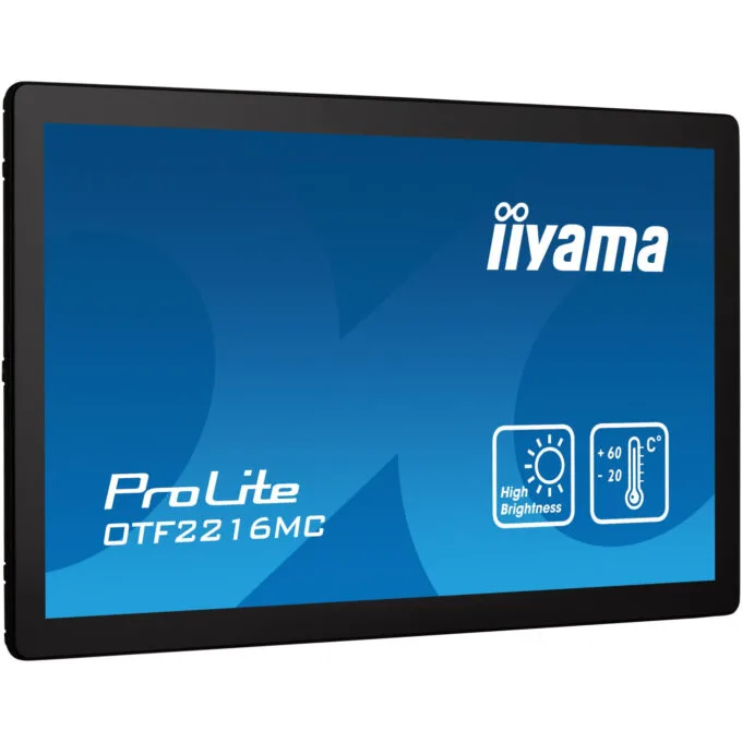 iiyama OTF2216MC-B1 - 21.5" Full HD High-Brightness PCAP Touchscreen (Black) - HDMI, DisplayPort, USB — image 7