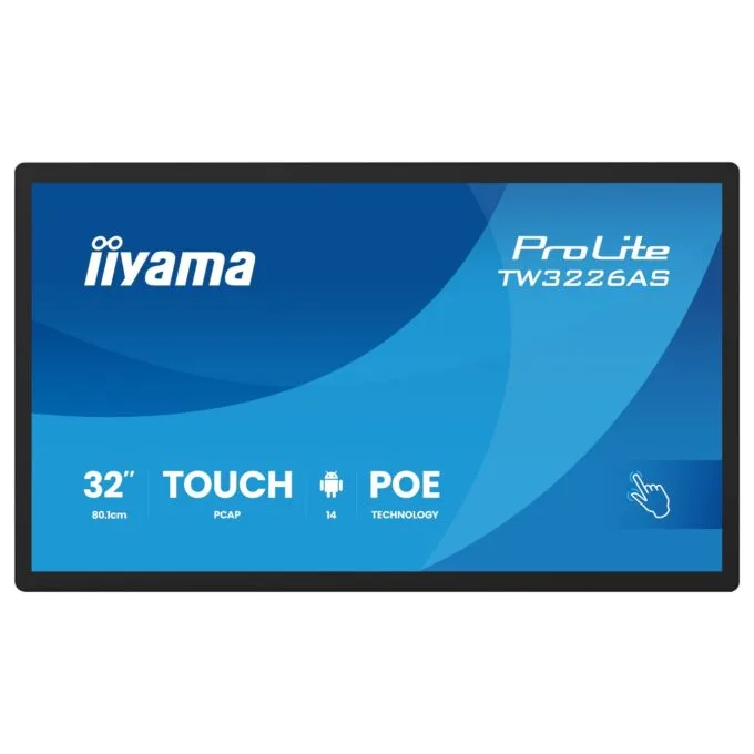 iiyama ProLite - TW3226AS-B3P - 80.1 cm (31.5") 1920x1080 VA 16:9 8 ms 60 Hz HDMI USB LAN PoE VESA Speaker Black — image 2