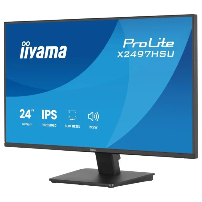 iiyama ProLite - X2497HSU-B1 - 60.5 cm (23.8") (1920x1080) 16:9 IPS 4ms 120Hz HDMI DisplayPort USB VESA Speaker Black — image 9