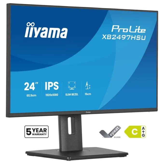 iiyama ProLite XB2497HSU-B1 23.8" IPS 120Hz Monitor — image 1