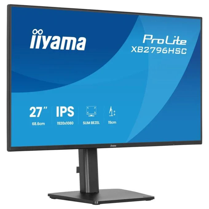 iiyama ProLite - XB2796HSC-B1 - 68.6 cm 27" (1920x1080) 16:9 IPS 3 ms 144 Hz HDMI USB-C USB VESA Speaker Black — image 1