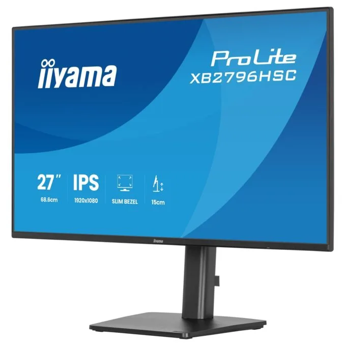 iiyama ProLite - XB2796HSC-B1 - 68.6 cm 27" (1920x1080) 16:9 IPS 3 ms 144 Hz HDMI USB-C USB VESA Speaker Black — image 9
