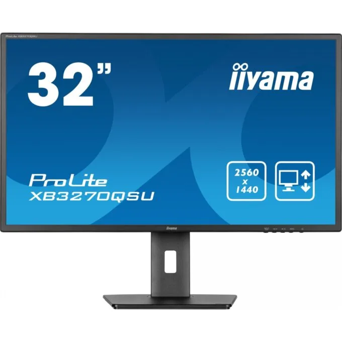 IIYAMA ProLite XB3270QSU-B1 31.5" IPS QHD 100Hz Monitor - 2xHDMI DP USB — image 2