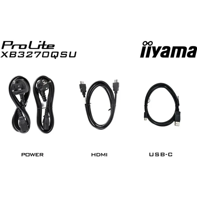 IIYAMA ProLite XB3270QSU-B1 31.5" IPS QHD 100Hz Monitor - 2xHDMI DP USB — image 3