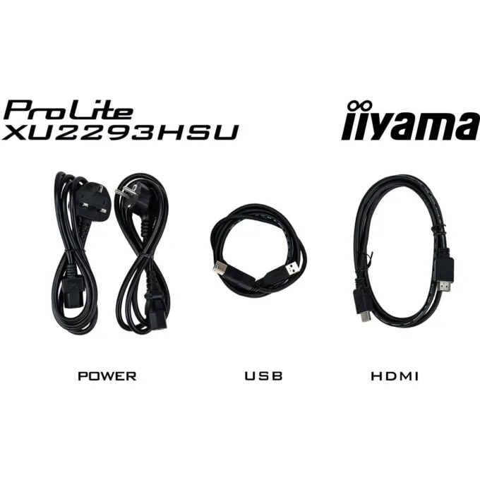 iiyama ProLite XU2293HSU-B7 - 21.5" IPS Full HD (1920x1080) 100Hz, 1ms MPRT, HDMI+DP, 2xUSB Hub, Black — image 4