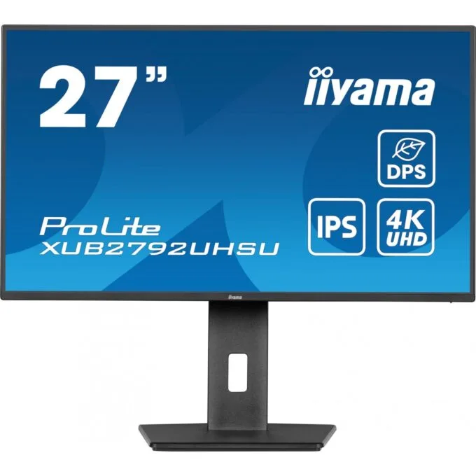 iiyama ProLite XUB2792UHSU-B6 27" 4K IPS Monitor - Pivot, 60Hz, 4ms — image 2