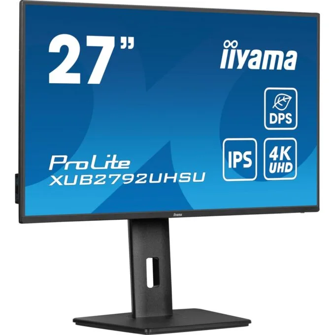 iiyama ProLite XUB2792UHSU-B6 27" 4K IPS Monitor - Pivot, 60Hz, 4ms — image 1