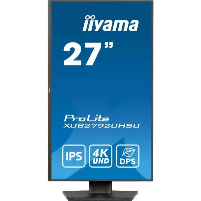 iiyama ProLite XUB2792UHSU-B6 27" 4K IPS Monitor - Pivot, 60Hz, 4ms — image 9