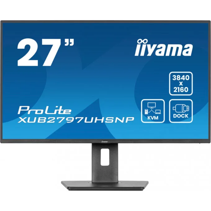 iiyama ProLite XUB2797UHSNP-B1 27" 4K IPS Monitor USB-C 96W KVM RJ45 — image 2