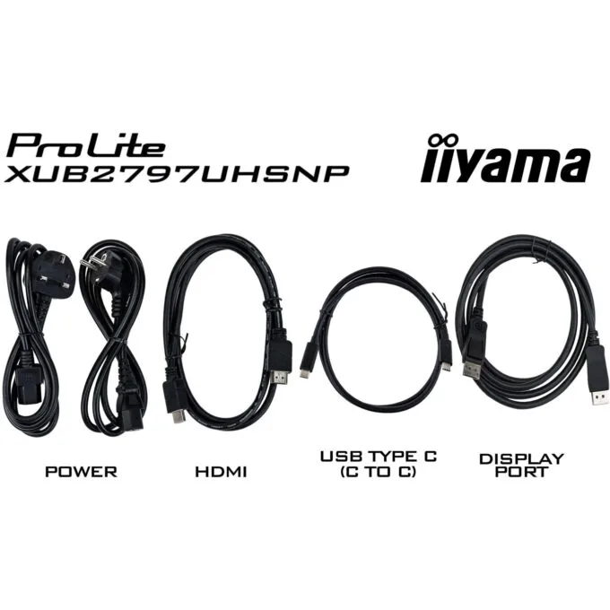 iiyama ProLite XUB2797UHSNP-B1 27" 4K IPS Monitor USB-C 96W KVM RJ45 — image 7