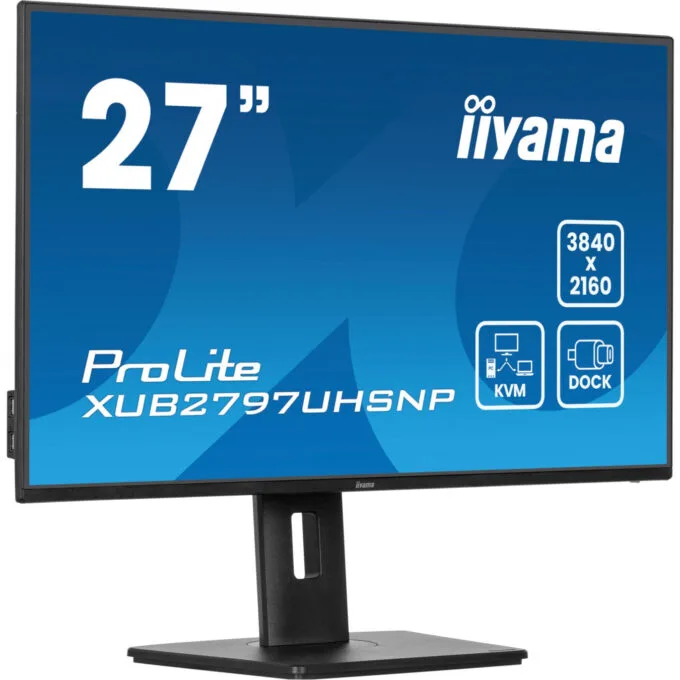 iiyama ProLite XUB2797UHSNP-B1 27" 4K IPS Monitor USB-C 96W KVM RJ45 — image 9