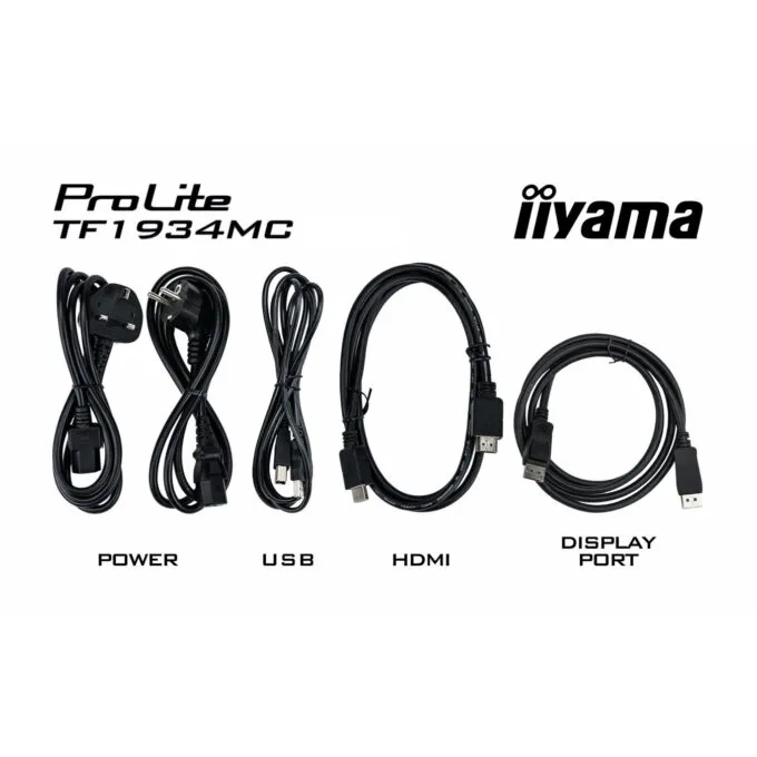 IIYAMA TF1934MC-B7X M-Touch Monitor - TF1934MC-B7X - 19-inch 5:4, HDMI, DP, USB — image 5
