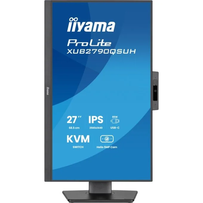 IIYAMA TFT - XUB2790QSUH - 27'' IPS QHD (2560x1440), HDMI/DP/USB-C, KVM hv, Black — image 9