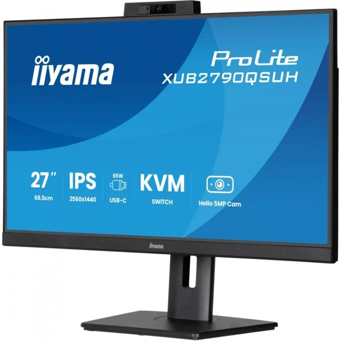 IIYAMA TFT - XUB2790QSUH - 27'' IPS QHD (2560x1440), HDMI/DP/USB-C, KVM hv, Black — image 10