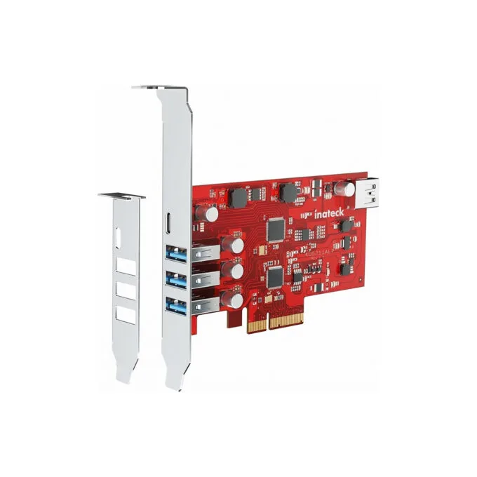 inateck PCIe Kart USB 3.2 G2. 2 USB C. 6 USB A Ports 16 Gbps — image 1