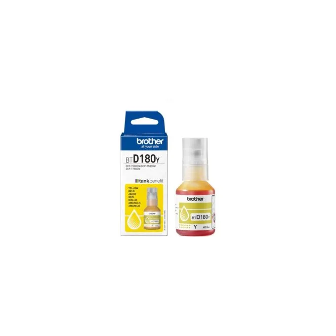 Ink bottle - BTD180Y - Yellow — image 1