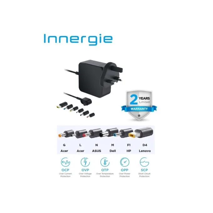 Innergie Laptop Power Adapter - 65U - 65W UK — image 2