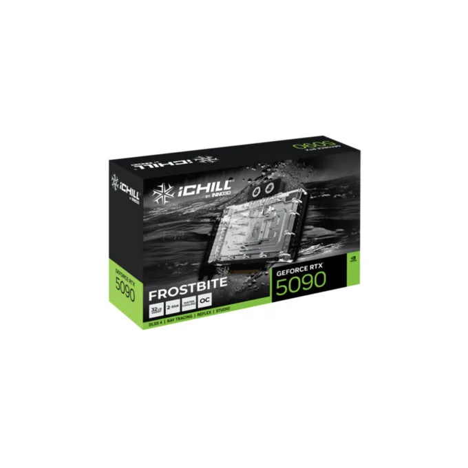Inno3D iCHILL Frostbite GeForce RTX 5090 - 32GB GDDR7 - Boost 2467MHz - Liquid AIO — image 2