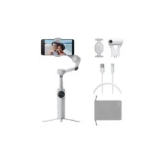 Insta360 Flow 2 AI Tracker Bundle Gray - A.I. Powered Gimbal Stabilzer for Smartphone